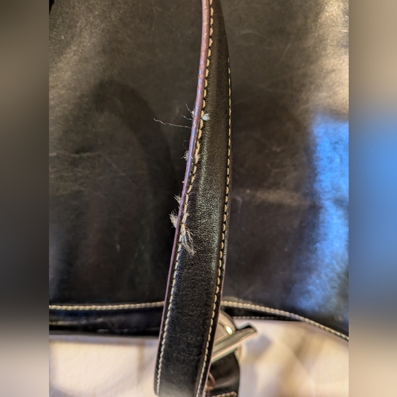 VTG 1990's Carolee Leather Tote - Picture 14 of 14